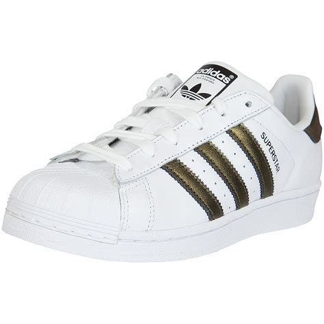 adidas superstar weiß schwarz gold|Adidas Superstar sneakers.